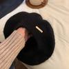 Korean Version of Autumn and Winter New Rabbit Hair Beret Women's Retro British Painter Hat Trendy and Versatile Face Showing Hat