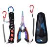 Stainless Steel Fishing Pliers Set With Fish Gripper Hook Remover Bass Pike Trout Lure Gear
