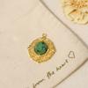 Diy Natural Stone Pendant Accessories 18K Vacuum Plated Titanium Steel Necklace Earrings Accessories Work In Progress