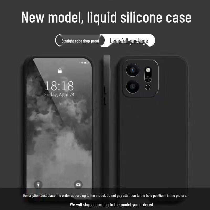Honor Play9T Liquid Rubik's Cube Anti-Drop Soft Phone Case - Solid Color, Full Coverage
