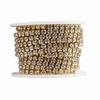 SS16 5yardCelsiusroll   Rhinestone Chain   Fashion Close Cup Chain Golden Apparel Accessories