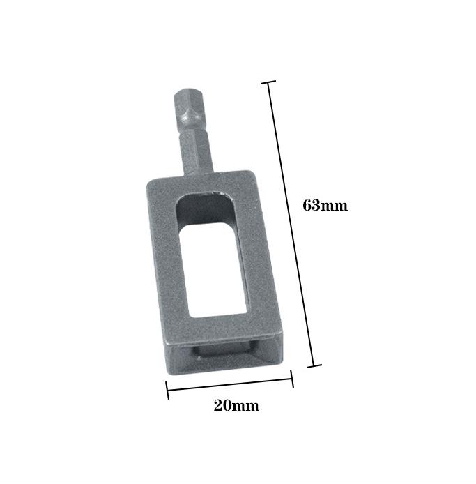 2/4pcs Electric Drill Wire Twisting Tool Heavy Duty Wire Twister For Drill With 1/4" Hex Shank Wire Twisting Tool For Fencing