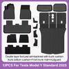 TPE Floor Mats For Tesla New Model Y Standard 2025 2026 Waterproof Luggage All Weather Full Set Mat Foot Pads Model Y Trunk Mats