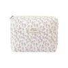 Zipper Aesthetic Cosmetic Organizer Floral Printed Skincare Clutch Toiletry Bag  Travel Storage