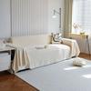 Soft Chenille Solid Color Couch Cover for Living Room Luxury Embroidery Sofa Cover Modern Simple Universal Non-slip Sofa Towel