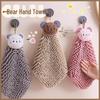 Children's Hanging Chenille Hand Towel: Thick, Absorbent, Odor-Resistant, Lint-Free, Quick-Dry.