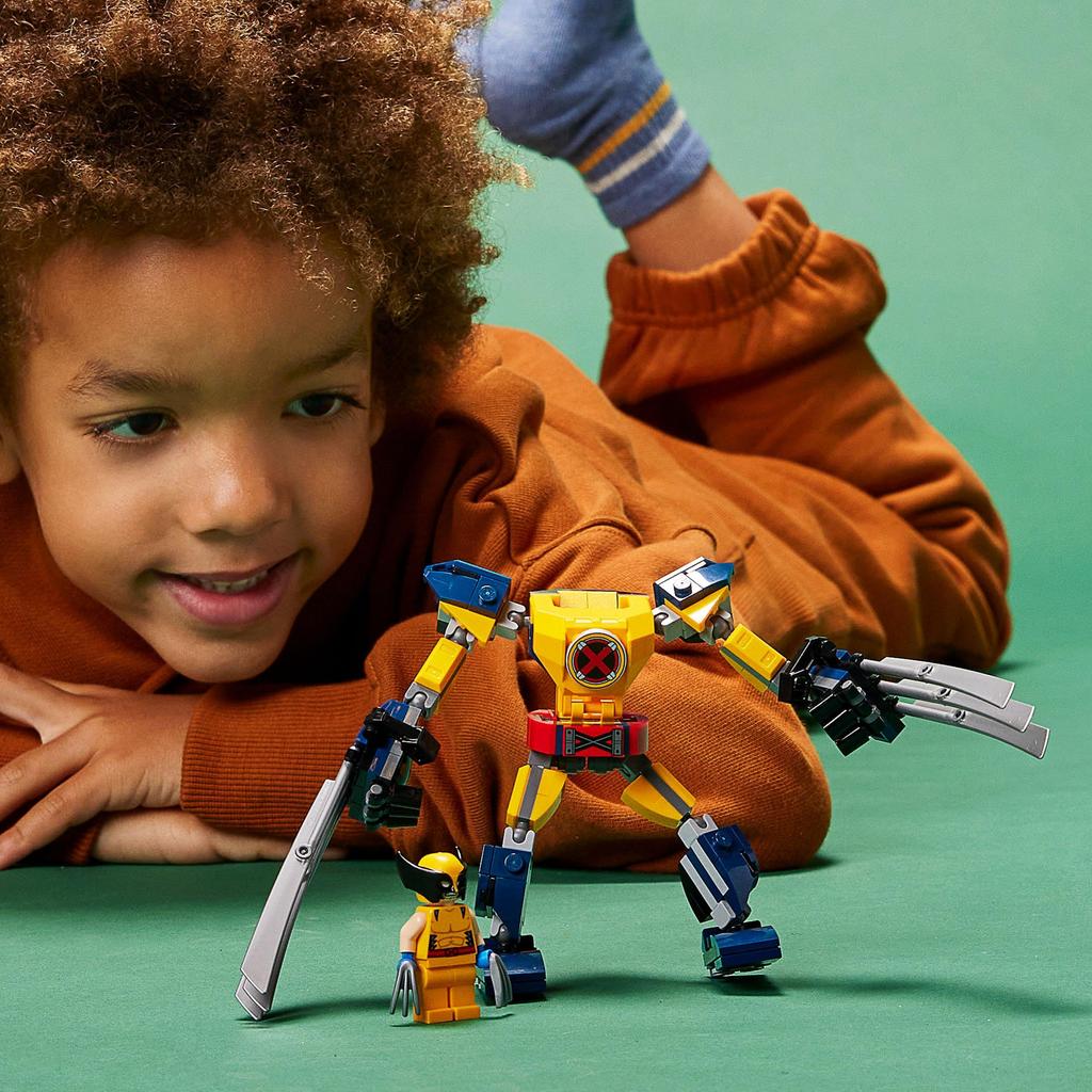 LEGO Super Heroes Wolverine Mecha Suit 76202 Toy Block Present Super Hero American Comics Sentai Hero Boys Ages 7 and Up