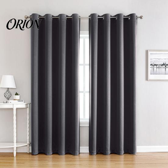 Versatile Home Decor Curtains 1 Panel Blackout Curtain, 39 Inch Wide, Heat & Light Blocking Soft Drape Window Shades Grommet Top, Thermal Insulated