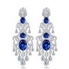 Popular Fringed Earrings, Micro-Inlaid Zircon Exaggerated Long Earrings, High-Quality Jewelry