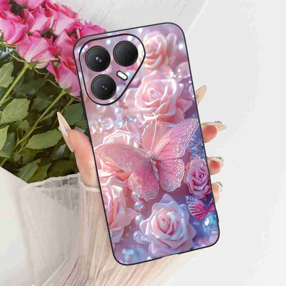 For Tecno Pova 7 Ultra 5G LJ9 Case Cartoon Cat Tiger Silicone TPU Black Cover For Tecno Pova 7Ultra 5G 6.67" Phone Cases Fundas