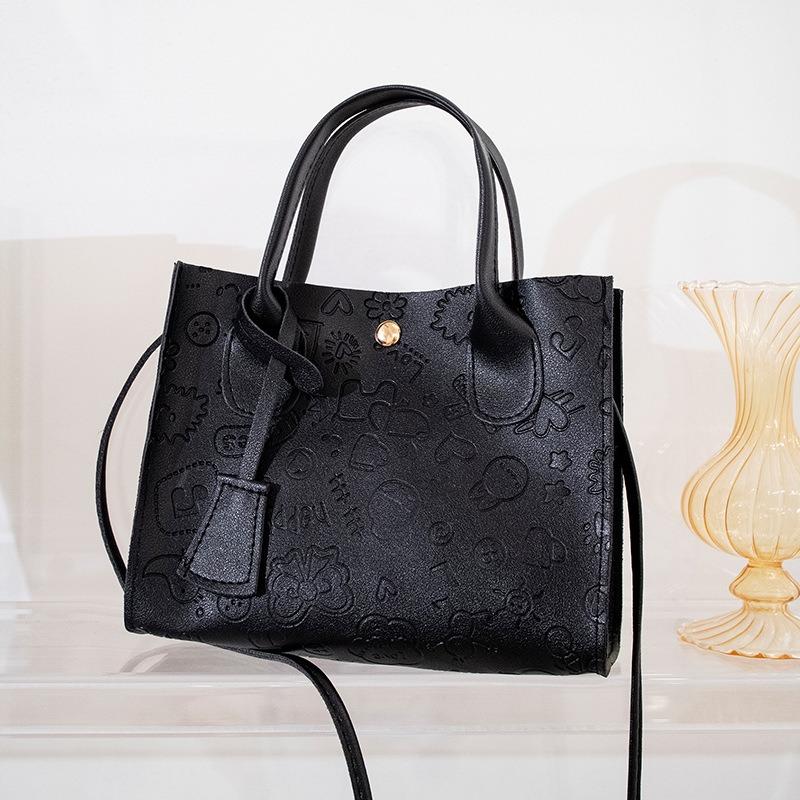 Handbag Large Capacity Bag Womens Embossed Crossbody Bag Shoulder Bag