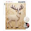 DIY Pearl Art Deer Painting Kit 5D Crystal Rhinestone Embroidery for Bedroom Living Room Wall Decoration Handmade Craft