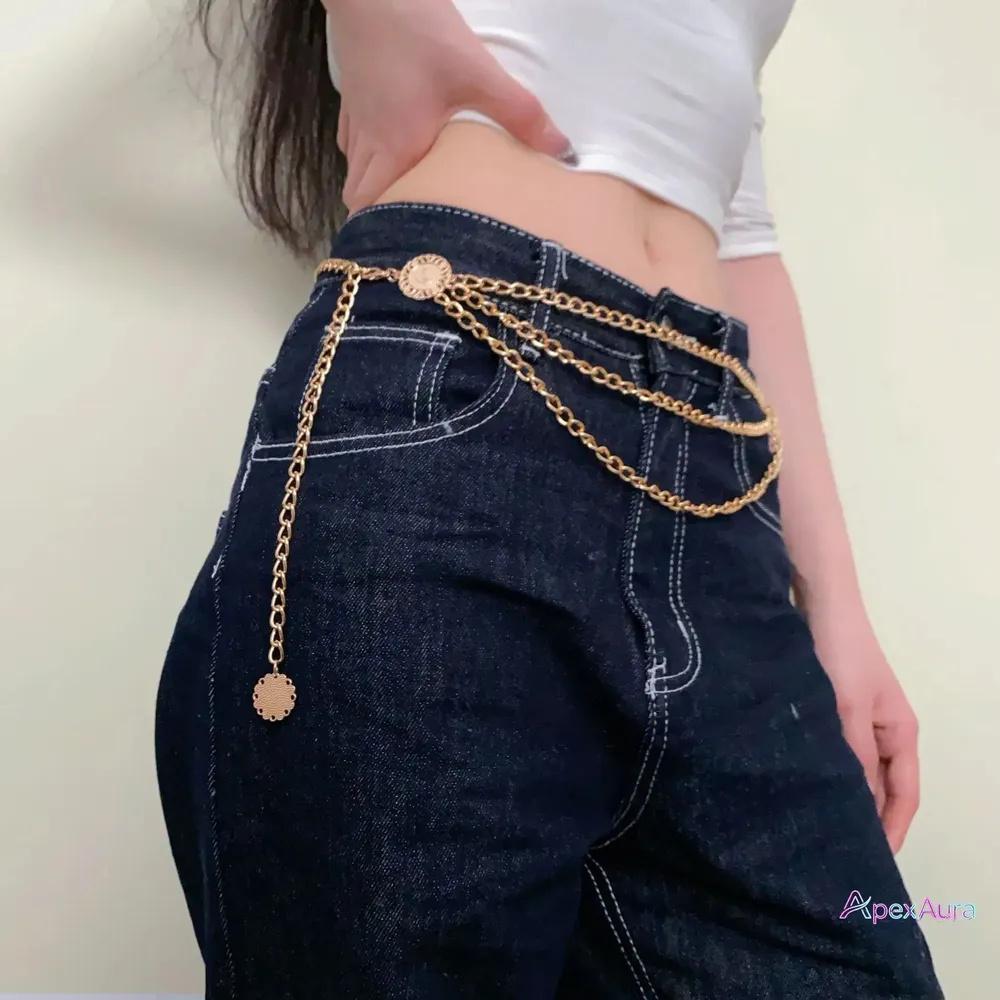 Women's Waist Chain Body Jewelry Hip Chain for Summer Beach