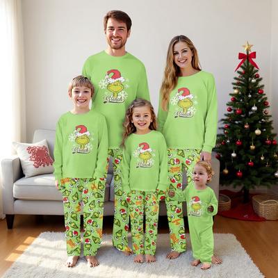 Passende Familiensets mit Weihnachtsmotiven, Langarmshirts und Hosen