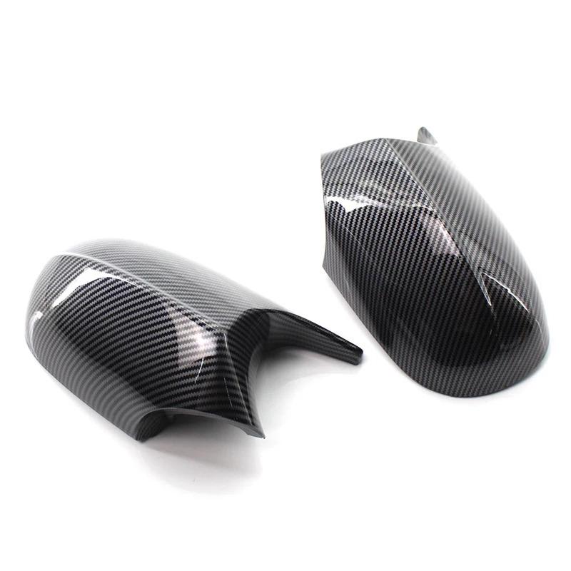 Coperture Cappucci Specchietti Retrovisori Laterali Sostitutivi Per BMW E90 E91 E92 E93 E81 E87 E82 E88 Serie 3 1 Accessori M Fibra di Carbonio Lucido