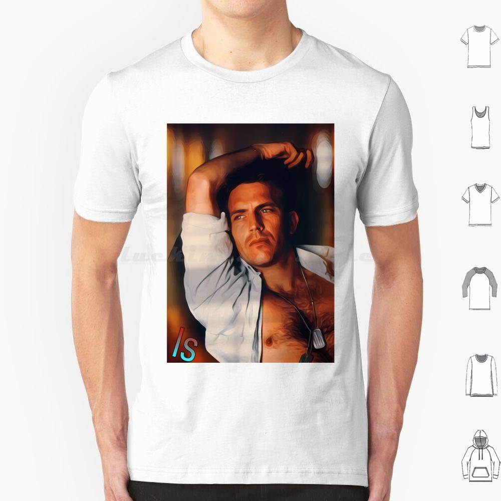 Kevin Costner T Shirt Big Size 100 Cotton Celebrity Celebrities Movie Film Hollywood Star Realism Photorealism Kevin Costner S
