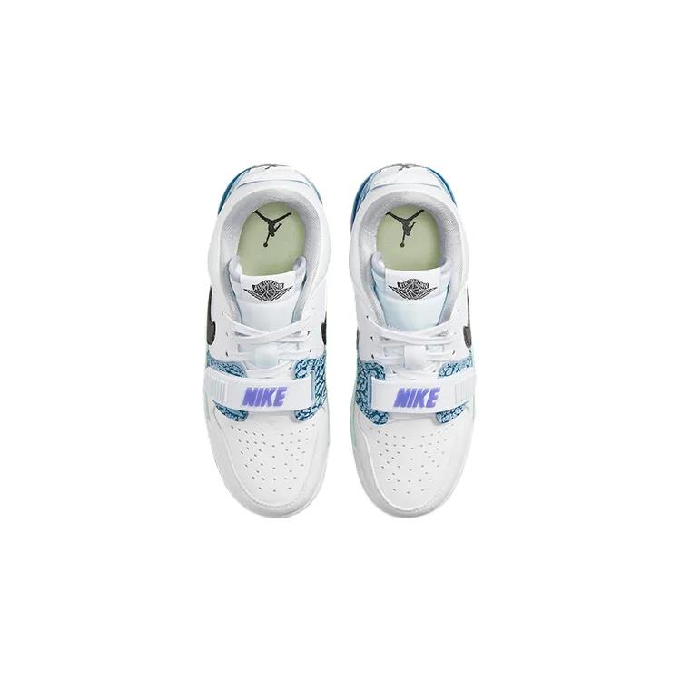 Air Jordan Legacy 312 Low Grade School 'Easter' (Unisex) White / Valerian Blue Kids' Basketball Shoes DV9127 101