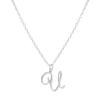 Elegant 26-Letter Uppercase Pendant Necklace: Simple and Fashionable European-American Clavicle Chain with Niche Design
