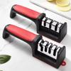 2024 NEW NEW Knife Sharpener Handheld Multi-function 3/4 Stages Type Quick Sharpening Tools Non-slip Base Kitchen Knives Accessories knife