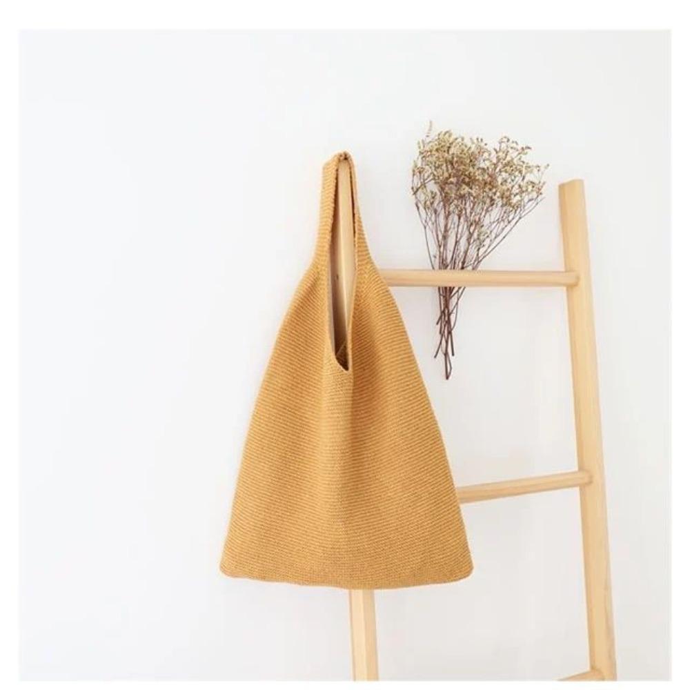 Корейская мода ретро шерстяная сумка вязаная сумка через плечо плетеная сумка-жилет универсальная летняя осенняя и зимняя новая сумка