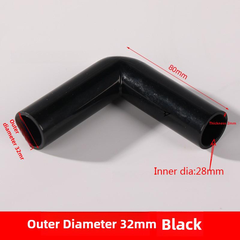 1PCS PVCTube Extended Fish Tank Elbow 90 Degree Elbow Connector Aquarium Garden Irrigation Water Pipe Accessories O.D 20/25/32mm
