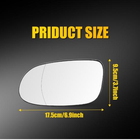Driver Left Side View Mirror Glass Heated For 2003-05 Mercedes Benz CLK320 Base