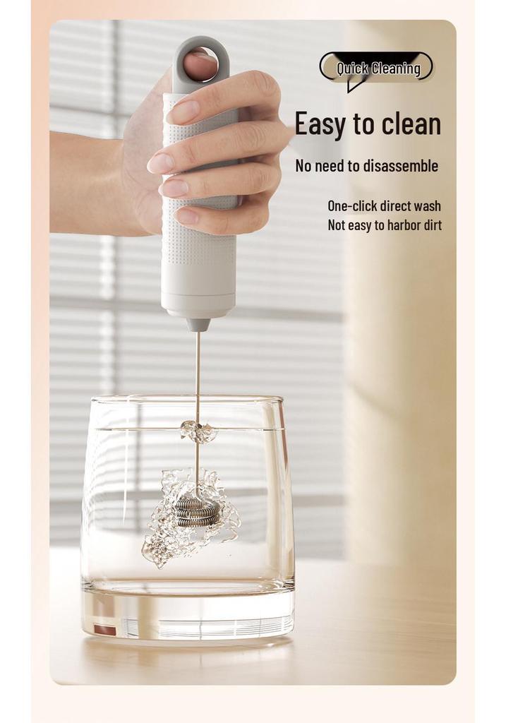 Household Electric Handheld Milk & Coffee Frother & Egg Beater
