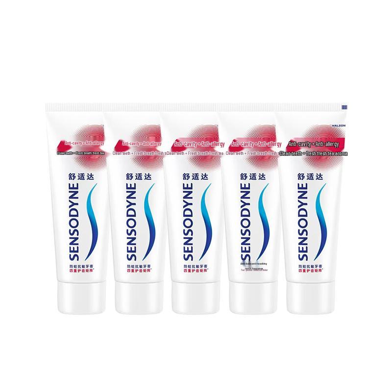 Sensodyne Anti-Cavity & Sensitivity Toothpaste, Tea Flavor