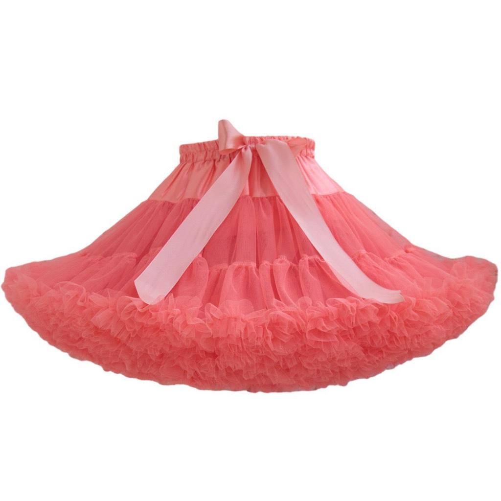 Adult Fluffy Anime Lolita Skirt - Cloud Soft Mesh, Boneless Design, 230g