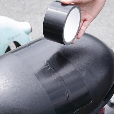Ruban Adhésif Noir à Base de Tissu, Ruban de Réparation Universel pour Cuir, Utilisé pour Coussin de Siège en Cuir d'E-Bike et Réparation de Canapé en Cuir
