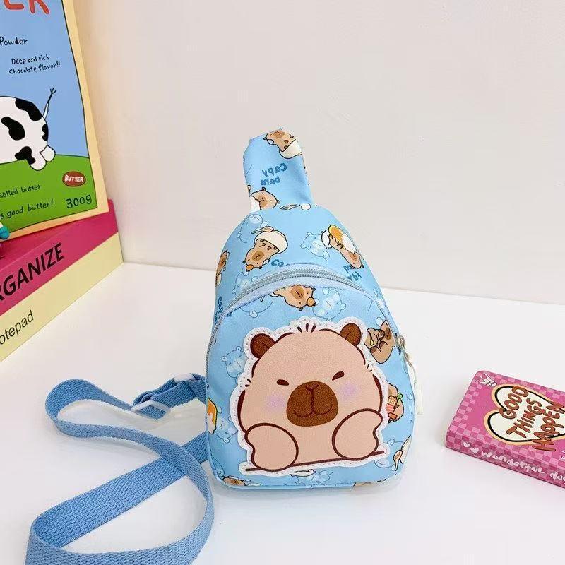 Cute Cartoon Children's Backpack: Trendy Casual Small Bag for Kindergarten Girls - Crossbody or Chest Style
