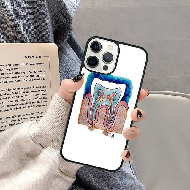 Dentist Dental Tooth Dentistry Phone Case Cover for iPhone 17 Air 16 16e 15 13 14 11 12 Pro Max Plus coque fundas
