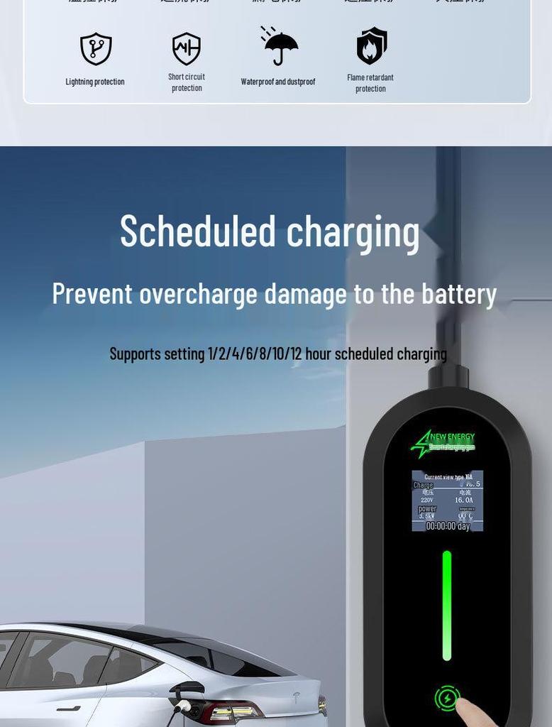 ROMADA Tragbares 3,5/7kW Elektroauto-Ladegerät für BYD-Fahrzeuge