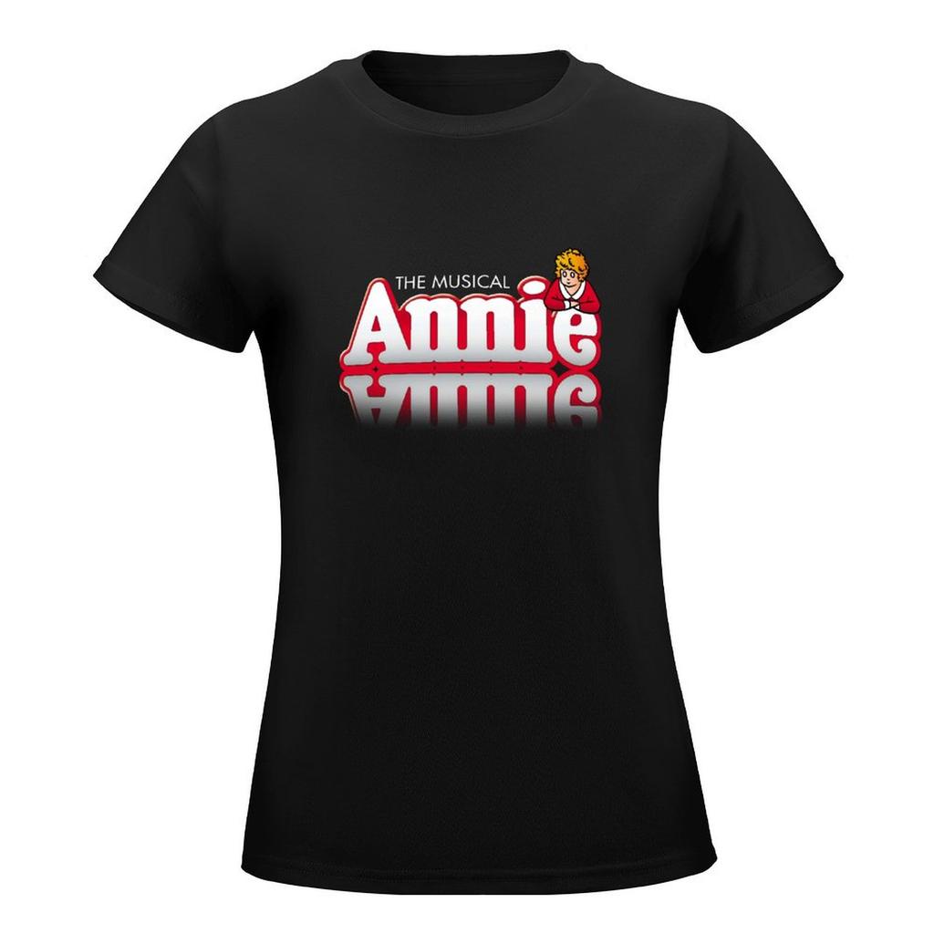 The Musical Annie T-Shirt Shirts Graphic Tees Summer Tops Summer Top Oversized T-Shirts For Women Cotton