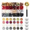 Wax Melting Spoon Seal Kit, with Beads And Candles Set, Artistic Set Stamp for DIY Crafting Wedding Invitations Tool