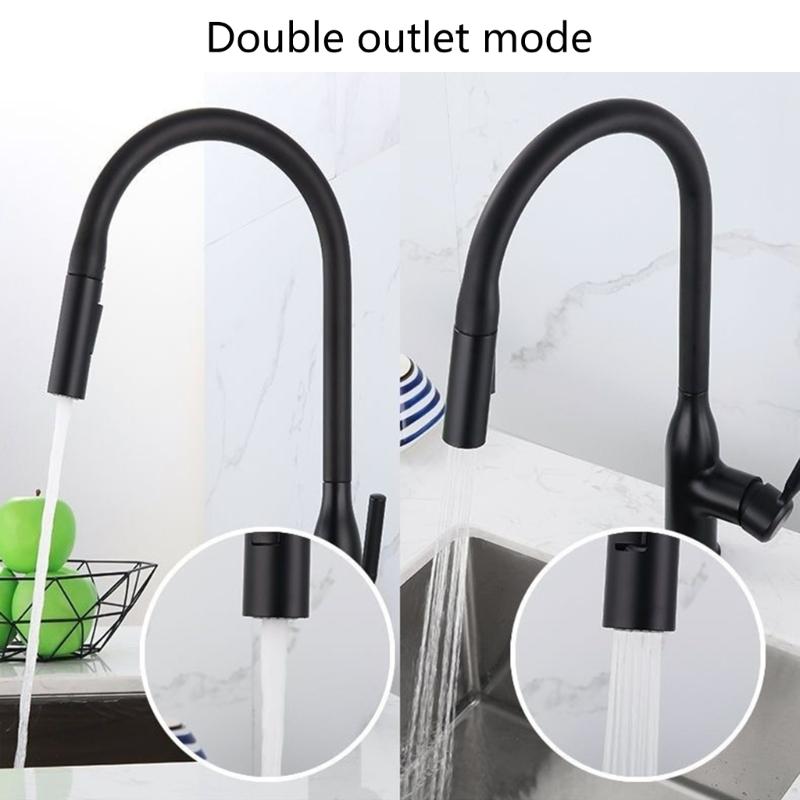 Coppers Alloys Mixer Tap Kitchen Faucets with Pull Downs Sprayers Highly Pressure Sink Tap Replacement Easy Installation