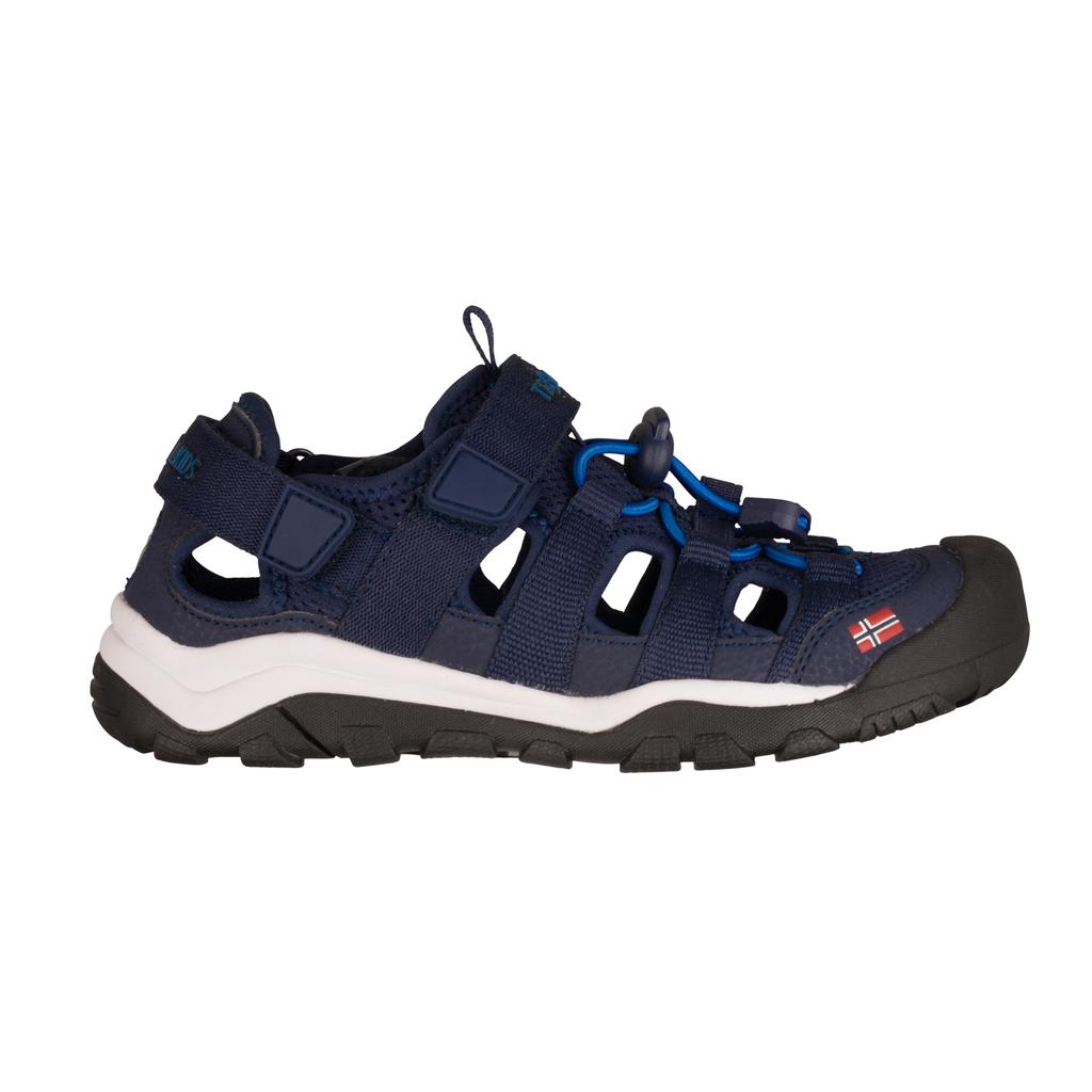 Children's Sports Sandals for Boy/girl Trollkids Kids Kristiansand Sandal XT Navy/medium Blue (665-117)
