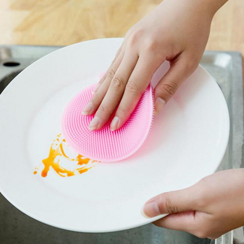 Multipurpose silicone scrubber for boiling Blue