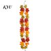Thanksgiving Home Decor Artificial Fall Maple Leaf Garland, Autumn Foliage Hanging Vine, Harvest Party Decorations Reusable for Fireplace Staircase