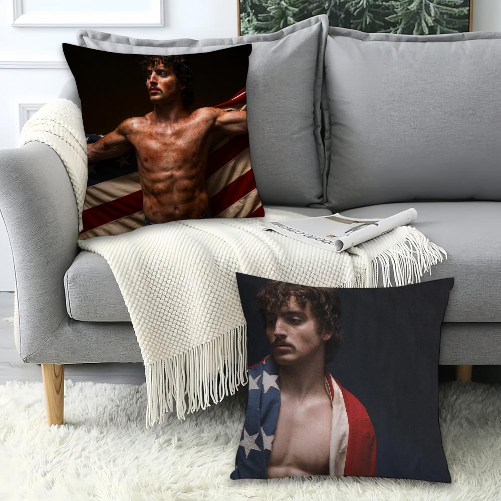 American Singer B-Benson B-Boone Pillow Case Office Cushions Suitable For Sofa Car Bedroom Decorative Cushion Cover