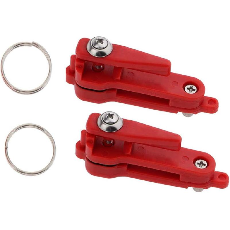 Heavy Tension Planer Board Trolling Fishing Release Clip Lock Line Quick Release Clips with O-Rings - 2pcs