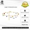 ORSA JEWELS New Summer Beach Anklet Fashion 925 Silver Cable Chain Multicolor 4A Zircon Anklet for Women jewelry SA93