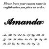 Cooltime Custom Necklace Woman Stainless Steel Personalized Gold Color Chain Letter Necklace Jewelry Birthday's Day Gift