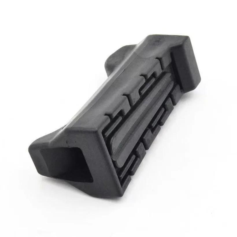 2Pcs Black Front Foot Rest Peg Rubbers Footrest Handlebars For Yamaha YBR 125