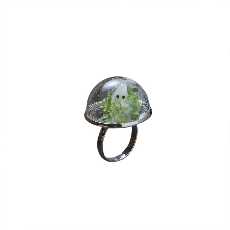 

Хэллоуин Дрейфующая Бутылка Ночное Сияние Призрак Ожерелье Серьги Подвески Кольцо Креативный Дизайн Модный Мультфильм Призрак Ожерелье Ювелирные Изделия Подарок