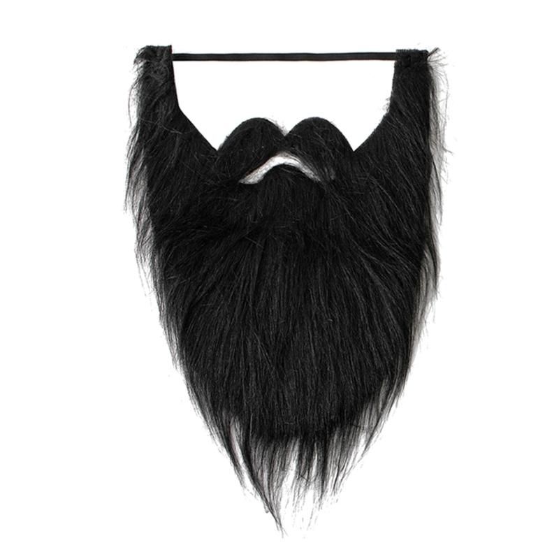 1/4Pcs Fake Beard Costume Halloween Mustache Costume Cosplay Costume Beard Festival Party Supplies for Kids Adults Gift