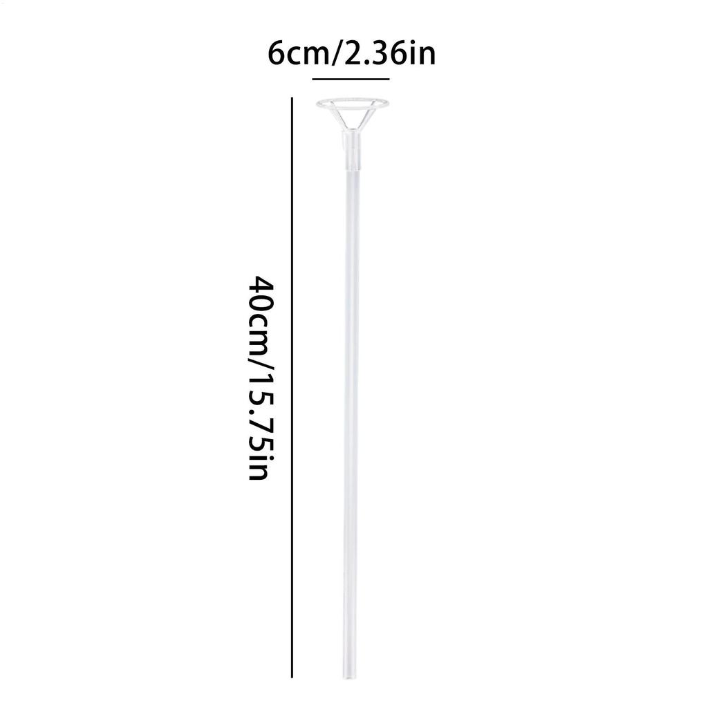 Sticks For Balloons 10 Pieces Flexible Assembly Holder Party Balloon Stand With Cups For Men Women Teens Kid Boys Girls Children