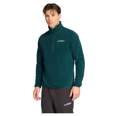 Felpa in pile con mezza zip Multi Essentials