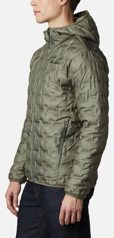 Куртка Columbia Delta Ridge Down Hooded Jacket stone green/heather print