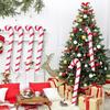 10/1PCS Large Christmas Candy Cane Balloons Inflatable Balloon Crutches Xmas Tree Hanging Ornaments Home Party Decor Supplies